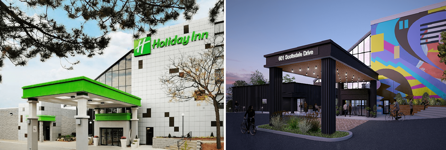 Holiday Inn to Student Housing, Guelph ON